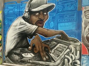DJ graffiti art